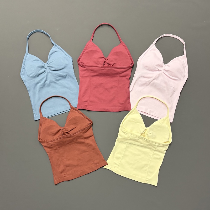 Suspender Tank Top - Tank Top Olahraga Wanita Tanpa Jahitan,