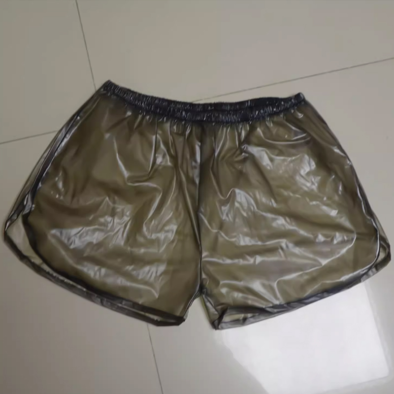 Boxer Shorts Modal - Celana Pendek Boxer PVC Transparan Pasangan
