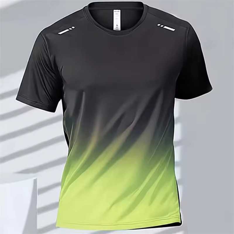 T Shirt Tight Fit - CHRLCK Kaus Lari Pria Cepat Kering
