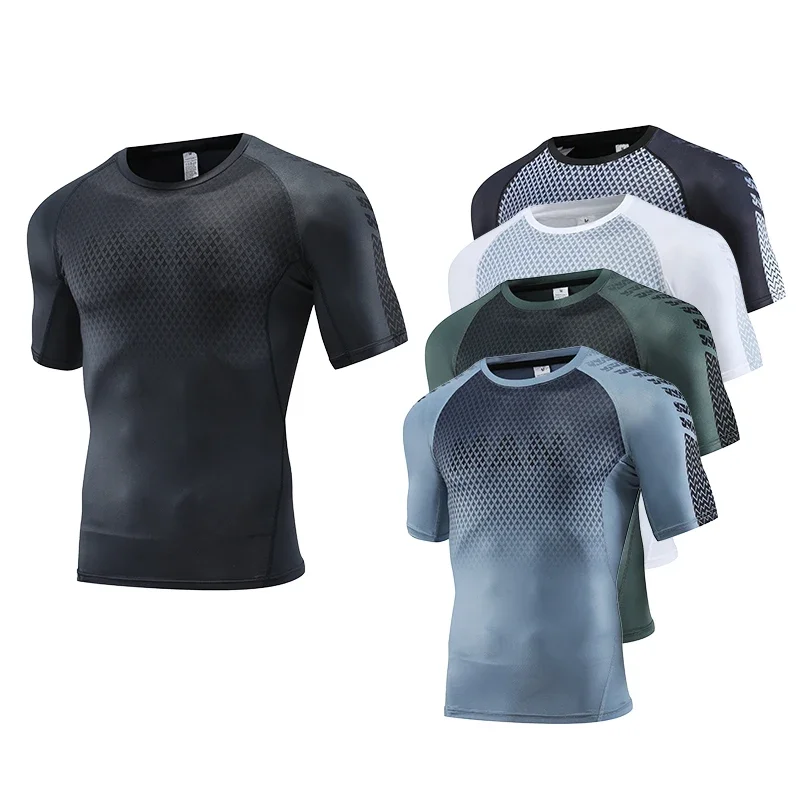 Atasan Olahraga Pria untuk Kau - T Shirt Tight Fit ulasan dan harga