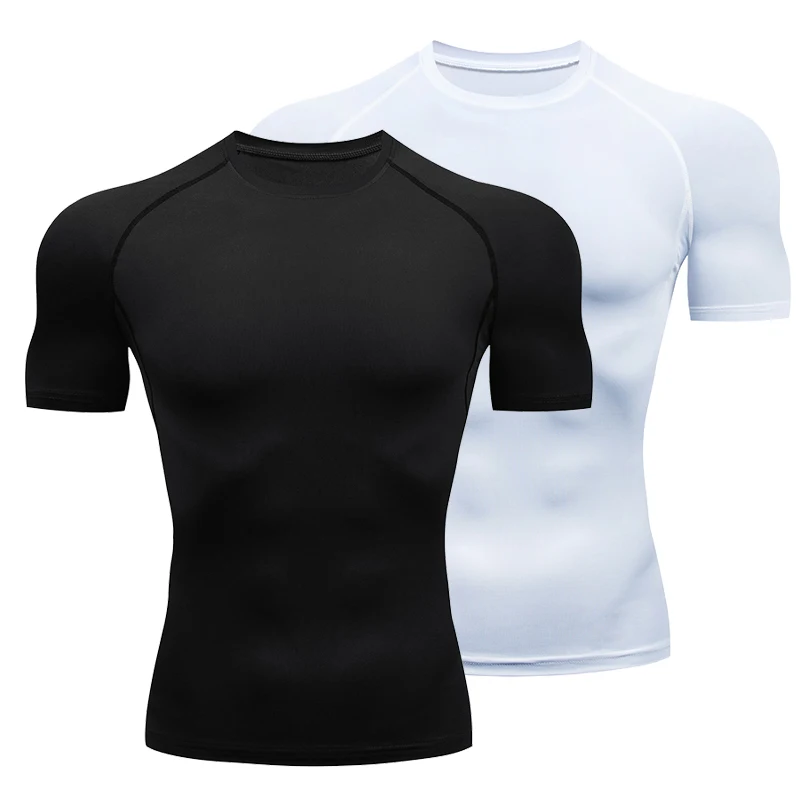 Atasan Olahraga Pria untuk Kau - T Shirt Tight Fit ulasan dan harga