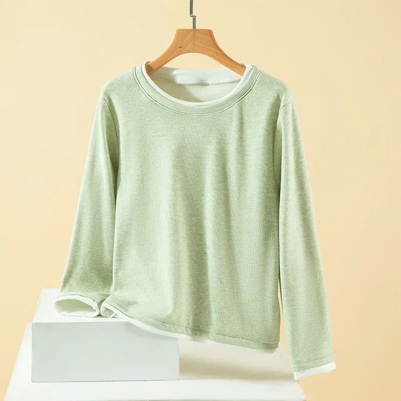 Atasan Termal Dralon Kerah Bul - Undershirt Crew Neck ulasan dan harga