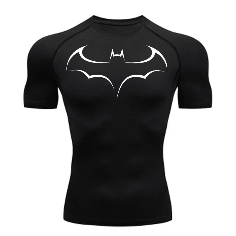 Kaos Ketat Pria Motif Kelelawa - T Shirt Tight Fit ulasan dan harga