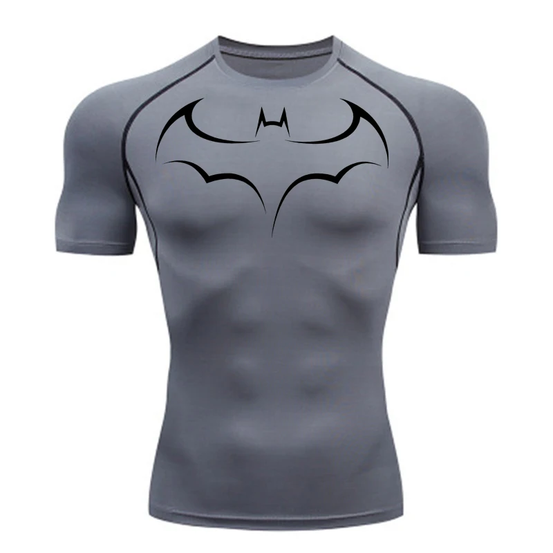Kaos Ketat Pria Motif Kelelawa - T Shirt Tight Fit ulasan dan harga