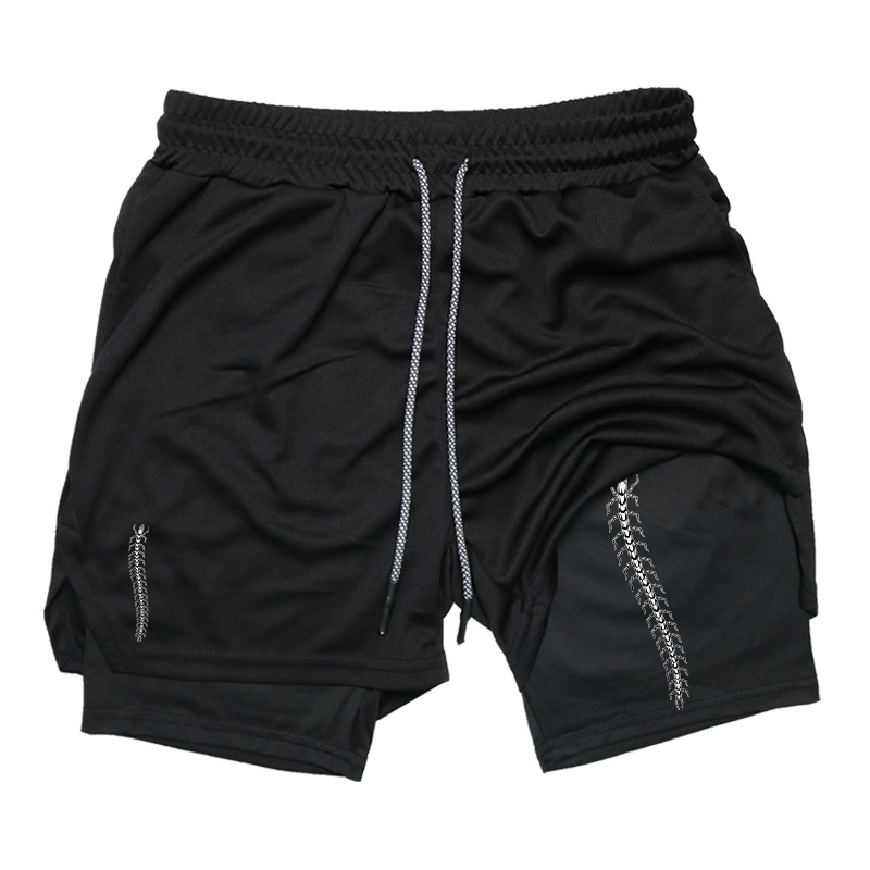 Celana Pendek Lari 2-in-1 Spor - Compression Shorts Athletes ulasan dan harga