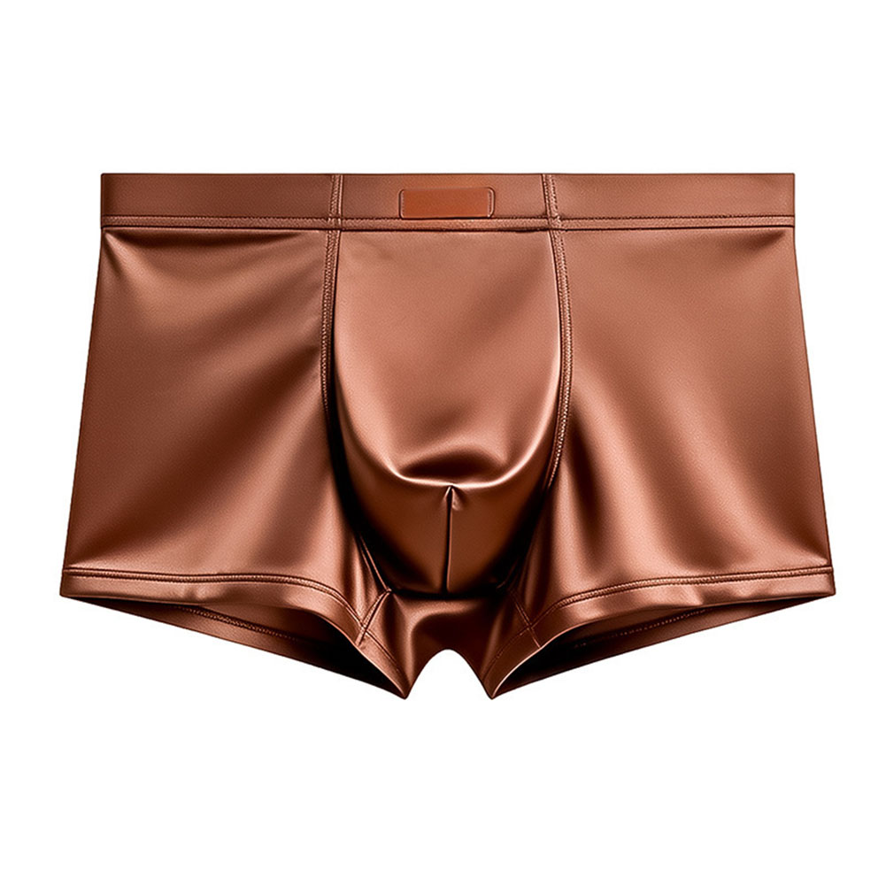 Celana Boxer Pria Bahan Satin  - Trunk Breathable Men ulasan dan harga