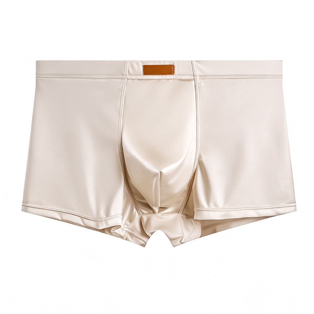 Celana Boxer Pria Bahan Satin  - Trunk Breathable Men ulasan dan harga