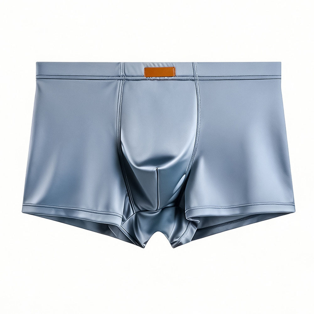 Celana Boxer Pria Bahan Satin  - Trunk Breathable Men ulasan dan harga