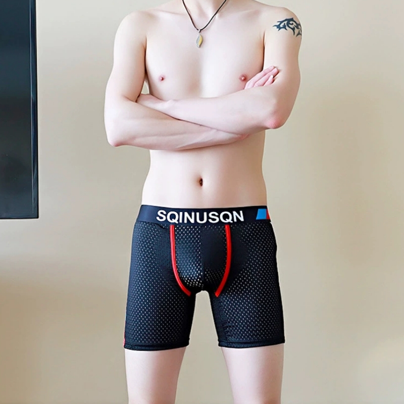 Celana Boxer Pria Bahan Sutra  - Long Leg Trunk Men ulasan dan harga