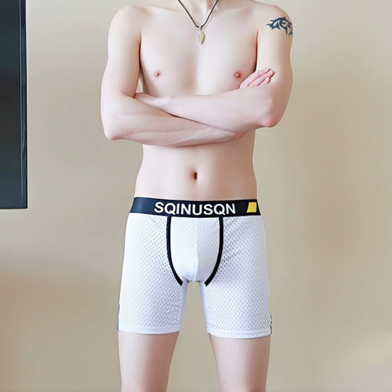 Celana Boxer Pria Bahan Sutra  - Long Leg Trunk Men ulasan dan harga