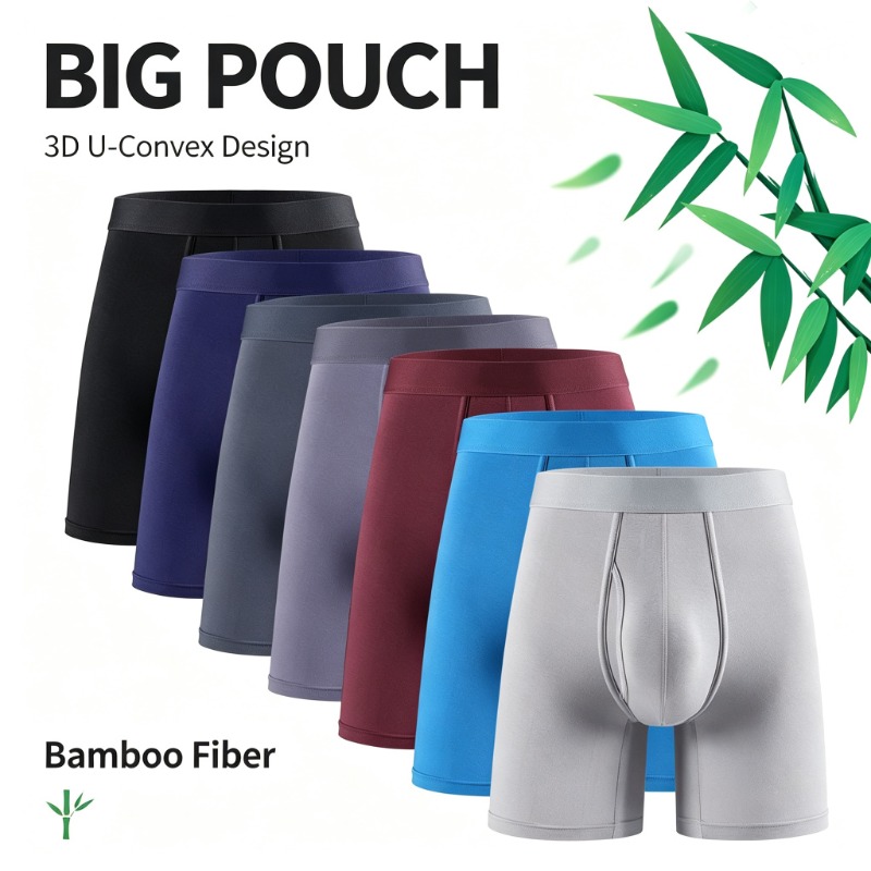 Celana Boxer Pria Serat Bambu, - Bamboo Fiber Trunk ulasan dan harga