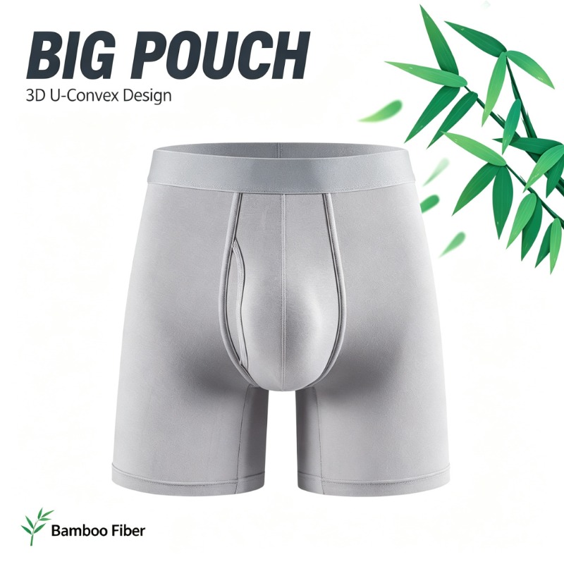 Celana Boxer Pria Serat Bambu, - Bamboo Fiber Trunk ulasan dan harga
