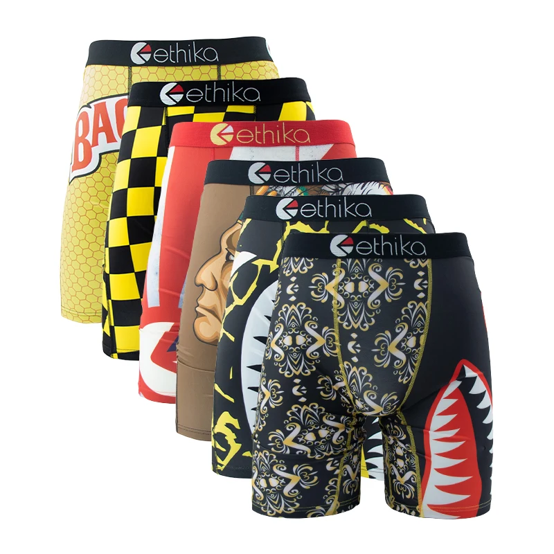 ETHIKA 6 Buah Celana Dalam Pri - Boxer Shorts Modal ulasan dan harga