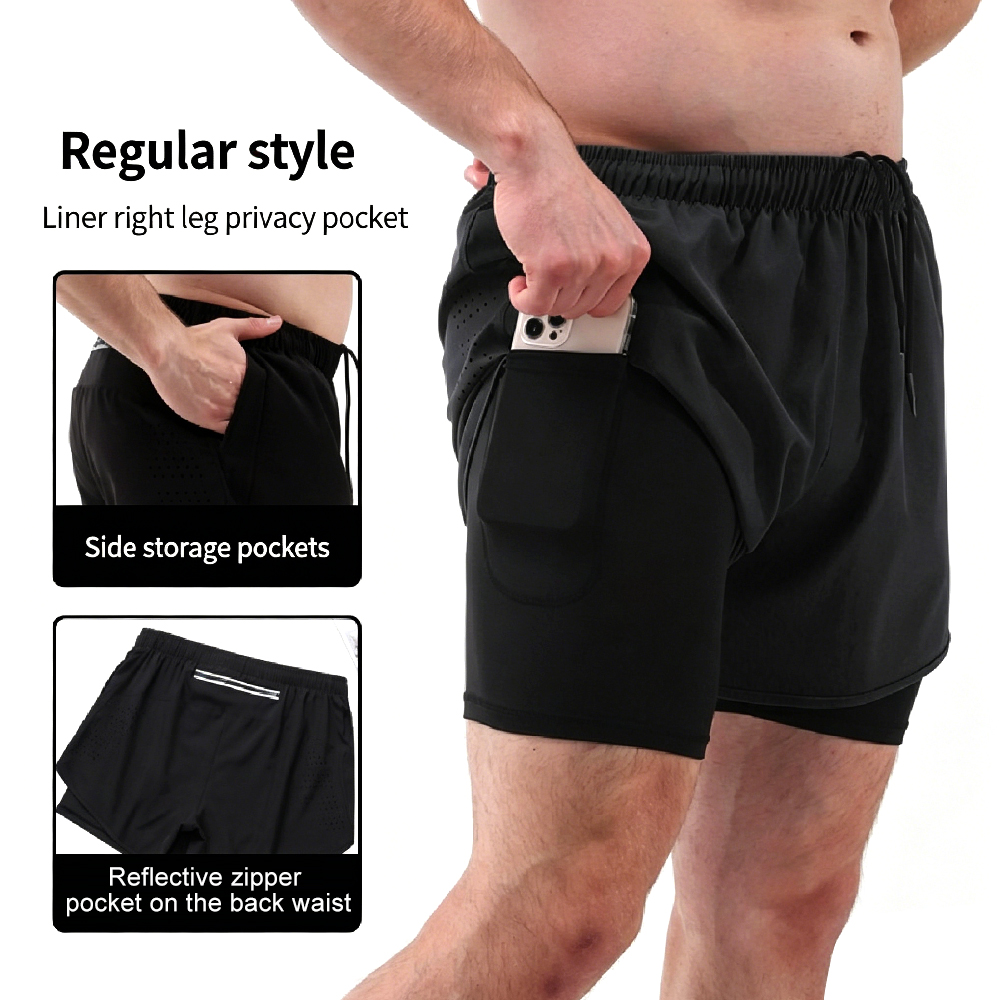 1 Buah Celana Pendek Lari Pria - Compression Shorts Athletes ulasan dan harga