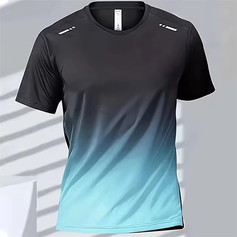 CHRLCK Kaus Lari Pria Cepat Ke - T Shirt Tight Fit ulasan dan harga